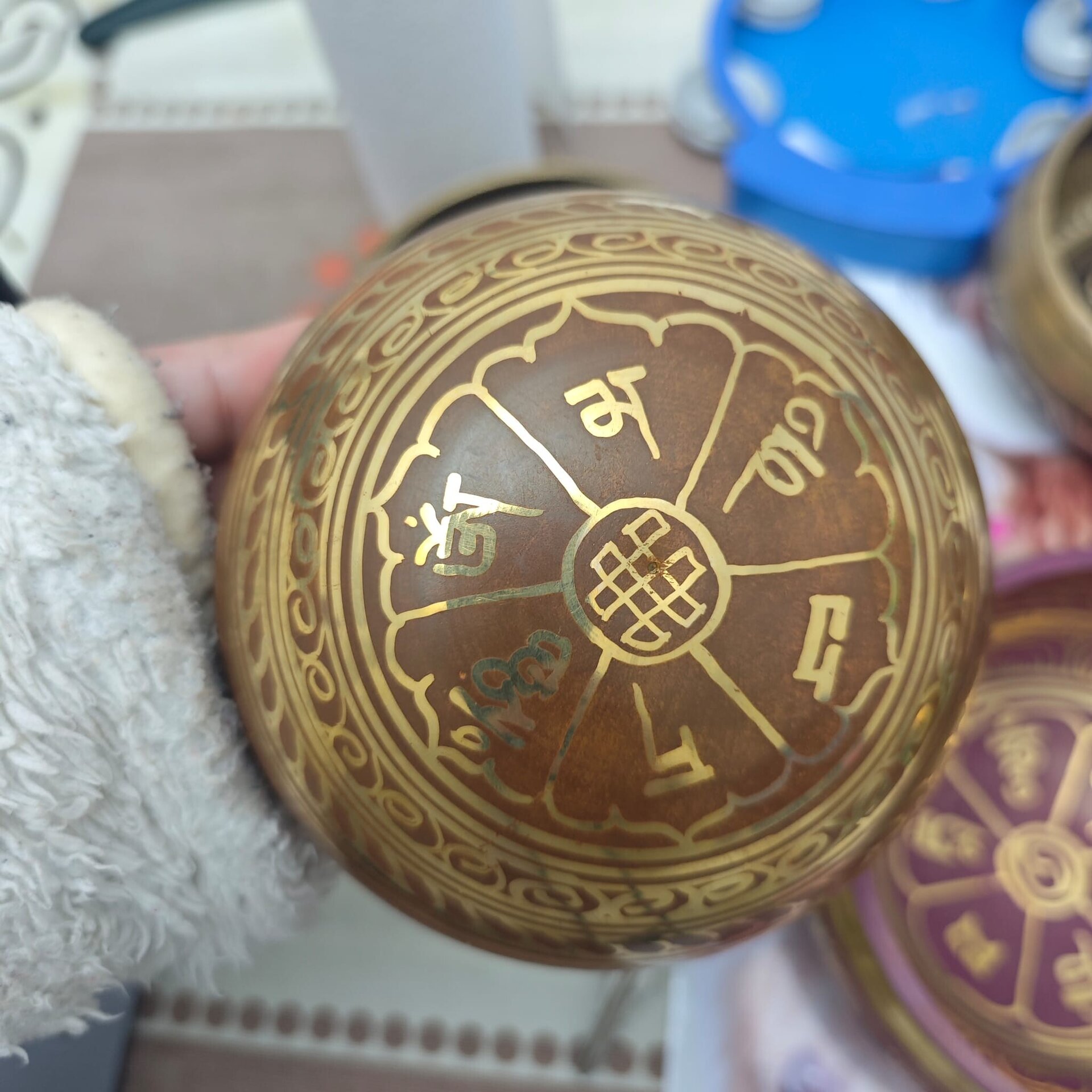 Cuenco Tibetano 5 metales. 12 cm - 7