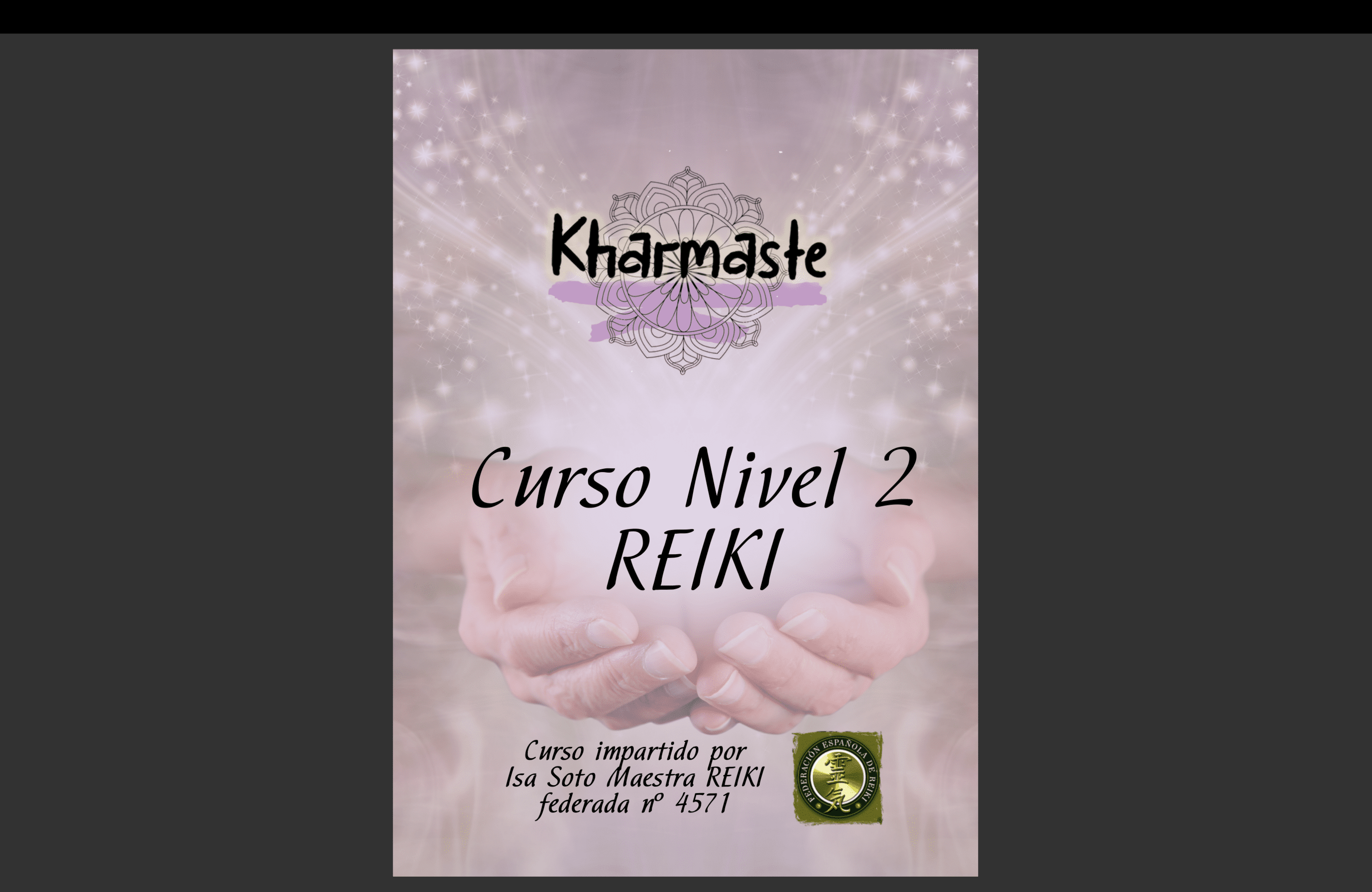 Curso Nivel II Reiki. avalado por la Federación Española de Reiki - 1
