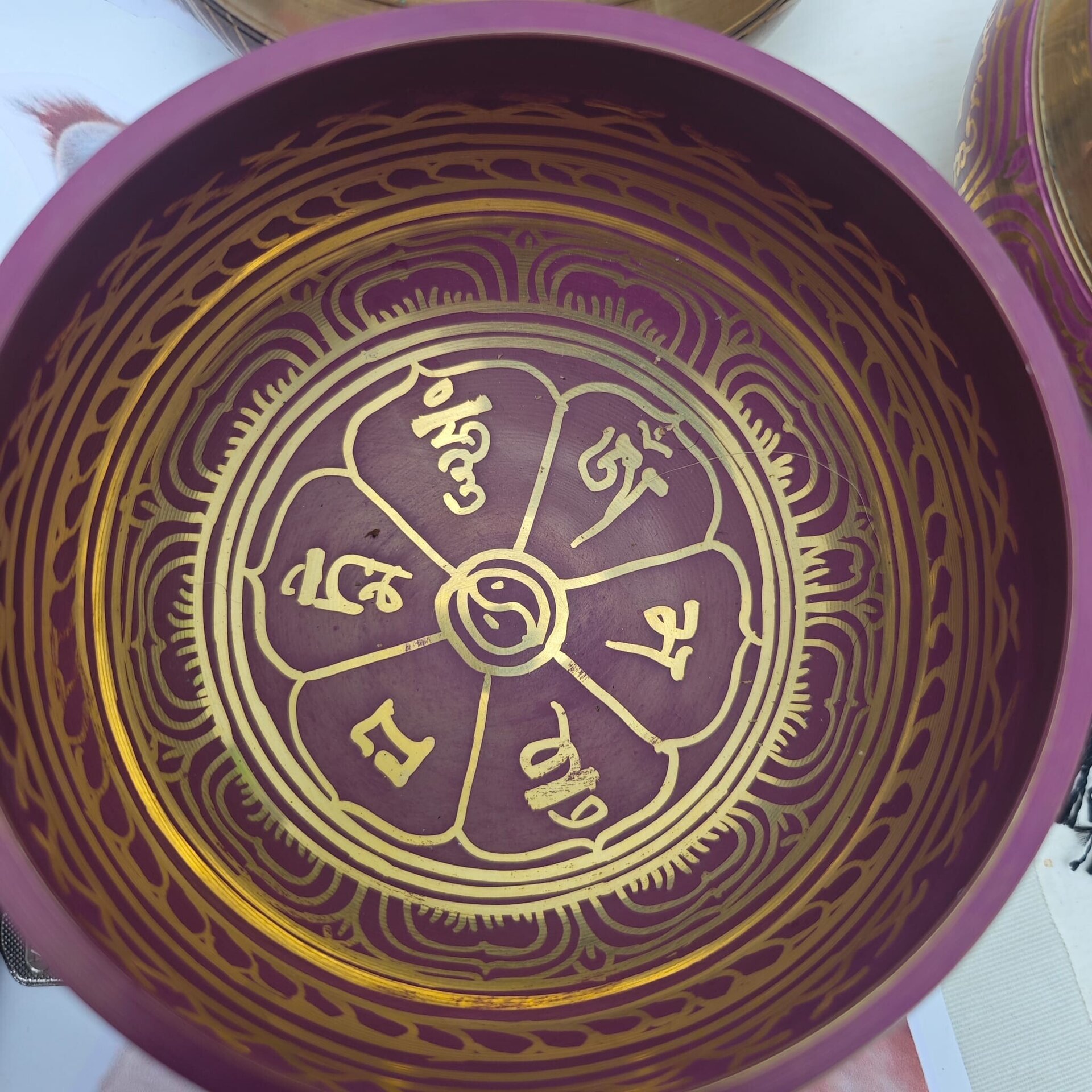 Cuenco Tibetano 5 metales. 12 cm - 4