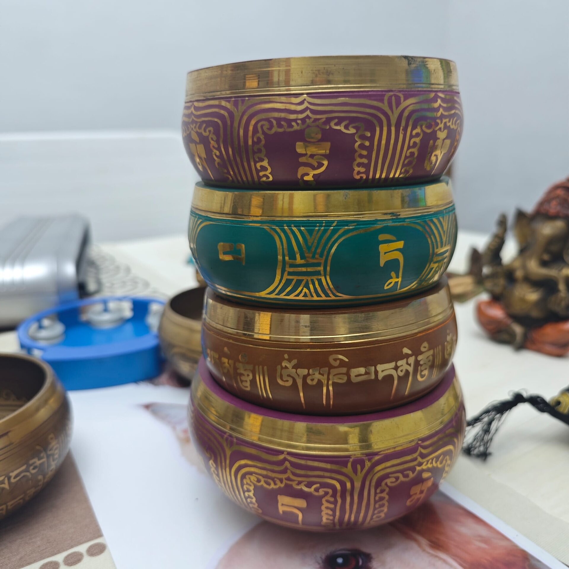 Cuenco Tibetano 5 metales. 12 cm - 6